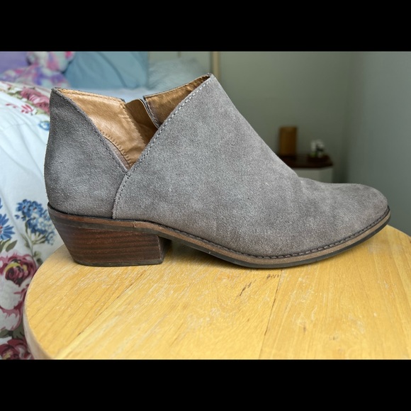 Lucky brand booties - gray - Picture 1 of 8